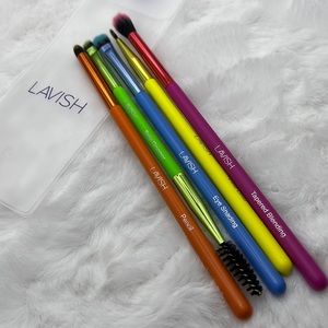 Lavish Neon 5 Piece Eye Brush Set